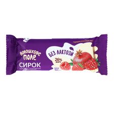 Branz.glaz. fara lactoza zmeura-rodie 26% 36g ВОЛОШКОВЕ ПОЛЕ