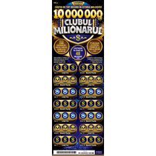 LOTERIA NATIONALA Bilet de Loterie Clubul Milionarul
