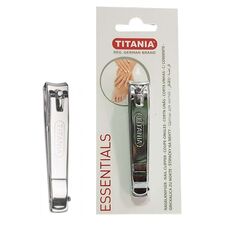 TITANIA Aparat de tuns unghii cu pila crom 8cm