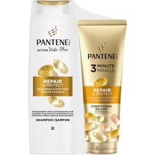PANTENE Șampon 400 ml + Balsam 220 ml. Restaurare și protecție