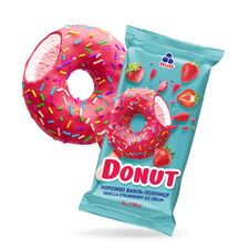 RUDI Inghetata DONUT capsuna/vanilie 70g