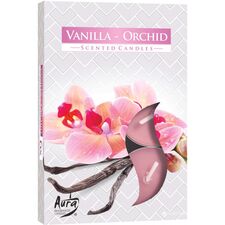 OSMA Lumanari parfumate, aroma de vanilie-orhidee. 6buc