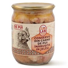 LAN Консерва из куриного мяса в собственном соку 500г