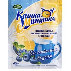 Fulgi de ovaz afine 43g КАШКА-МИНУТКА