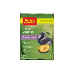 Terci de ovaz cu prune 45g ЯСНО СОЛНЫШКО