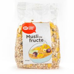 Musli cu fructe 500g O! PRET MIC MIC