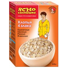 Fulgi 4 cereale 375g ЯСНО СОЛНЫШКО
