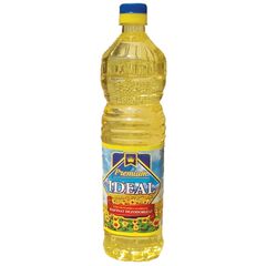 Ulei de floarea soarelui rafinat dezodorizat 0.955l IDEAL