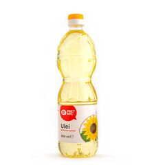 Ulei d/floarea soarelui rafin. deodorizat 0.9l O! PRET MIC MIC