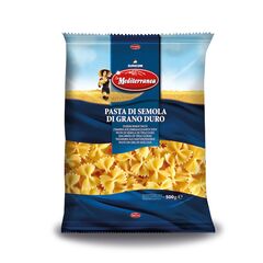 Paste fainoase Farfalle 500g LA MEDITERRANEA