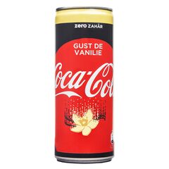 Băutură Răcoritoare Vanilie, Zero, carbogazoasă 250ml COCA COLA