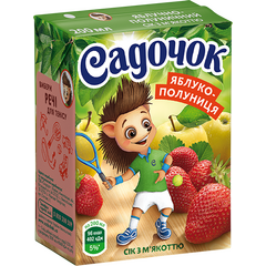 Nectar Mere-capsuna cu pulpa 200ml САДОЧОК