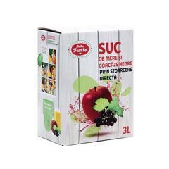 Suc mere-coacăze negre prin stoarcere directă 3L DOLCE FRUTTO