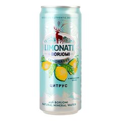 Bautura carbogaz. Citrus doz 0,33l BORJOMI LIMONATI