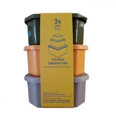 Containere patrat 3buc URVE