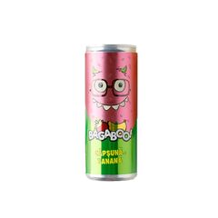 Bautura carbogaz. capsuna/banana 0.25l can BAGABOO
