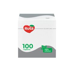 Servetele  alb 33х33 100buc RUTA