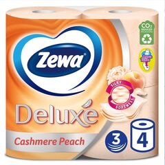 Deluxe Hartie igienica Peach 3str 4role ZEWA