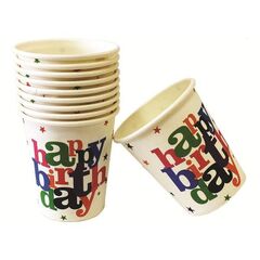 Pahare carton 10buc 8cm SPRING