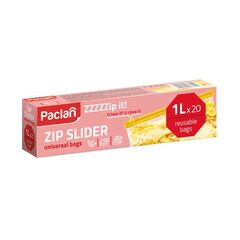 Punga cu inchidere ziplock 1lit 20buc PACLAN