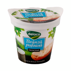 Crema de branza Pufoasa cu smantana 140g DELACO