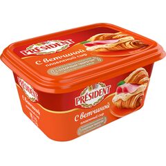 Cascaval topit cu sunca 45% 400g PRESIDENT
