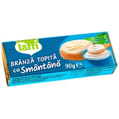 Cascaval topit cu smintina 16% , 90g LATTI