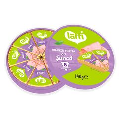 Cascaval topit cu sunca triunghi, 140g LATTI
