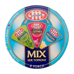 Brânză topită Mix triunghi 140g MLEKOVITA