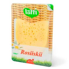 Branza mat.tare Rossiiskii feliat 45% 150g LATTI