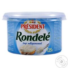 Cremă de brânză 70% Rondele 125g PRESIDENT