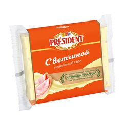 Brinza topita sunca 45% felii 150g PRESIDENT