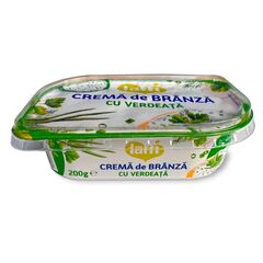 Crema de branza cu verdeata 70%  200g LATTI
