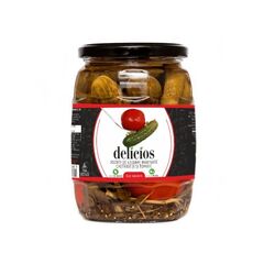 Asorti castraveti/rosii b/s 720g DELICIOS