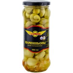 Ciuperci sampin.intregi/marinate 530g LUX MENU