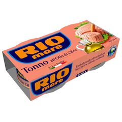 Ton in ulei masline 2*160g RIO MARE
