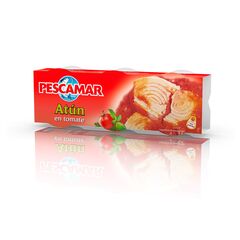 Ton in sos de rosii 3*80g PESCAMAR