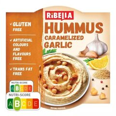 Humus cu usturoi caramelizat 200g RIBELLA