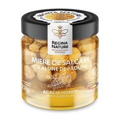Miere de salcam cu alune 250g REGINA NATURII
