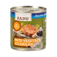 Pate vegetal cu masline 300g SADU