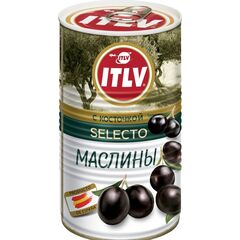 Masline negre c/s Selecto 280/320 370ml ITLV