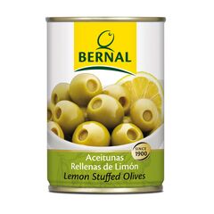 Olive cu lamaie 120g/300ml cut. BERNAL