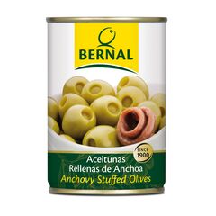 Olive cu ansoa 120g/300ml cut. BERNAL