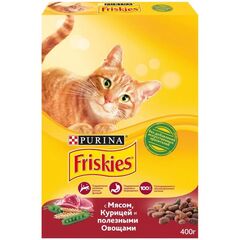 Hrana uscata p/pisici Pui/legume 300g FRISKIES