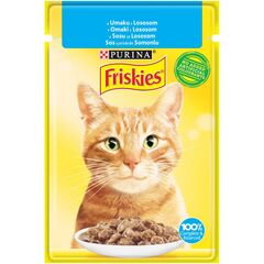 Hrana umeda p/pisici Somon in sos 85g FRISKIES