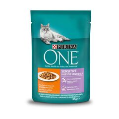 Hrana umeda p/pisici Pui/morcov 85g ONE