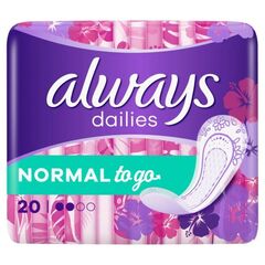 Absorbante zilnice NORMAL 20buc ALWAYS