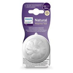 Tetina Natural Response din silicon 0m+ 2 buc AVENT