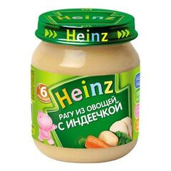 Piure curcan/legume 120g Heinz
