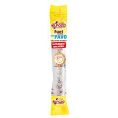Salam crud-zvintat Fuet de curcan 150g ELPOZO
